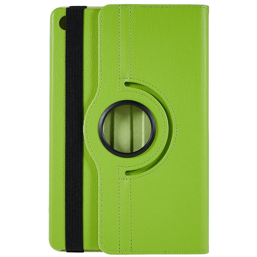 For Lenovo Tab M10 Plus (3rd Gen) / Xiaoxin Pad 2022 10.6 inch 125F / 128F Leather Tablet Case Rotating Stand Cover - Green