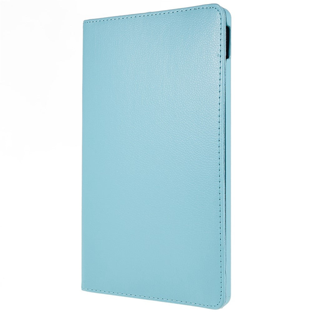 For Lenovo Tab M10 Plus (3rd Gen) / Xiaoxin Pad 2022 10.6 inch 125F / 128F Leather Tablet Case Rotating Stand Cover - Baby Blue