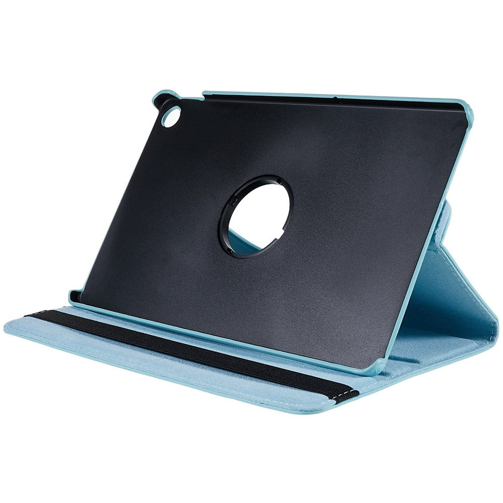 For Lenovo Tab M10 Plus (3rd Gen) / Xiaoxin Pad 2022 10.6 inch 125F / 128F Leather Tablet Case Rotating Stand Cover - Baby Blue