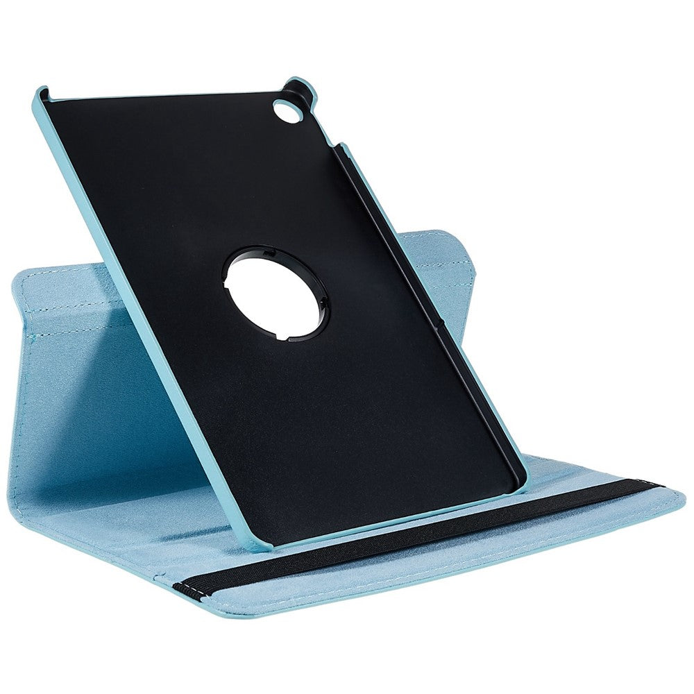 For Lenovo Tab M10 Plus (3rd Gen) / Xiaoxin Pad 2022 10.6 inch 125F / 128F Leather Tablet Case Rotating Stand Cover - Baby Blue