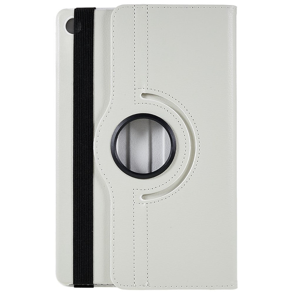 For Lenovo Tab M10 Plus (3rd Gen) / Xiaoxin Pad 2022 10.6 inch 125F / 128F Leather Tablet Case Rotating Stand Cover - White