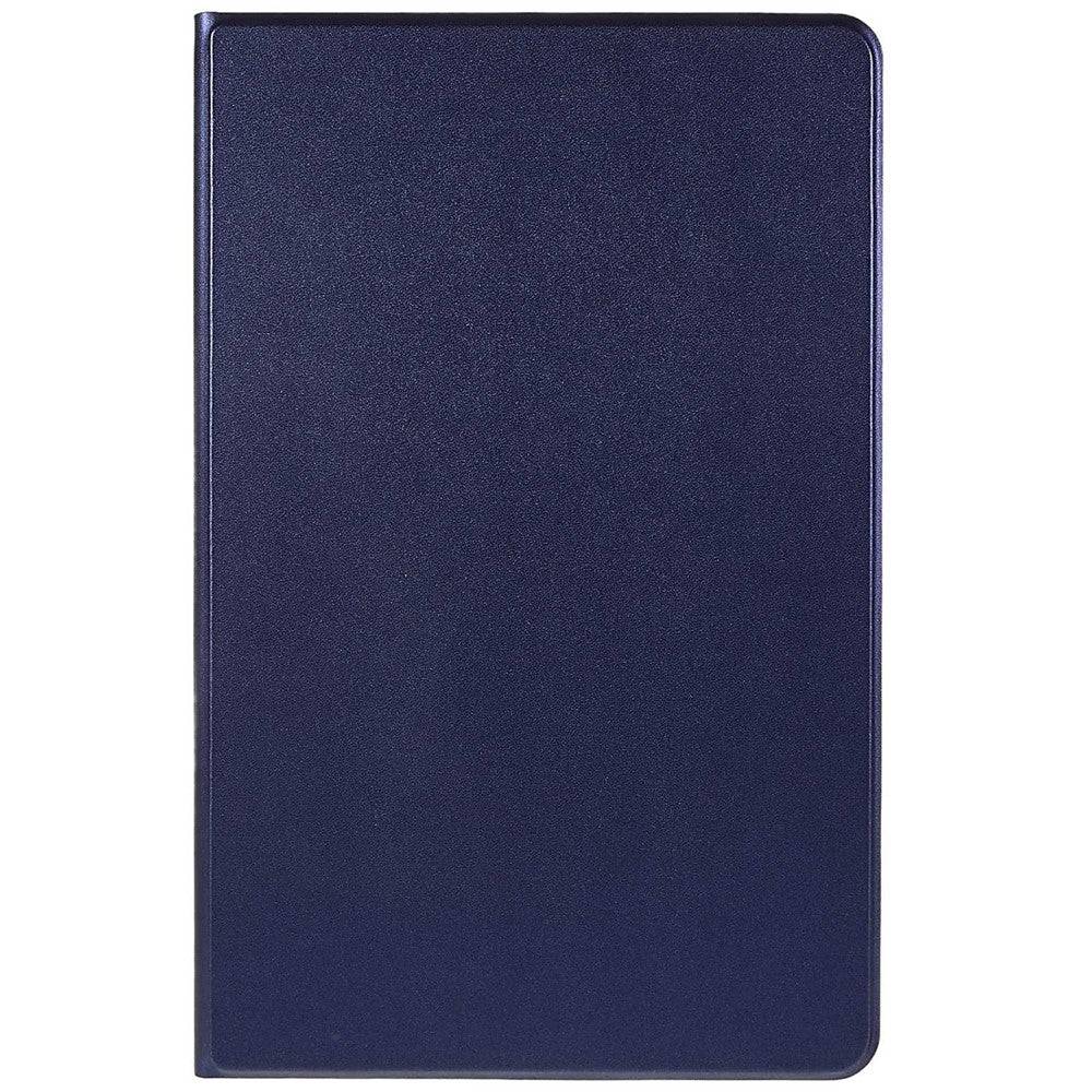PU Leather Drop-Proof Case for Lenovo Tab M10 Plus (3rd Gen) / Xiaoxin Pad 2022 10.6 inch Tablet Stand Cover - Blue