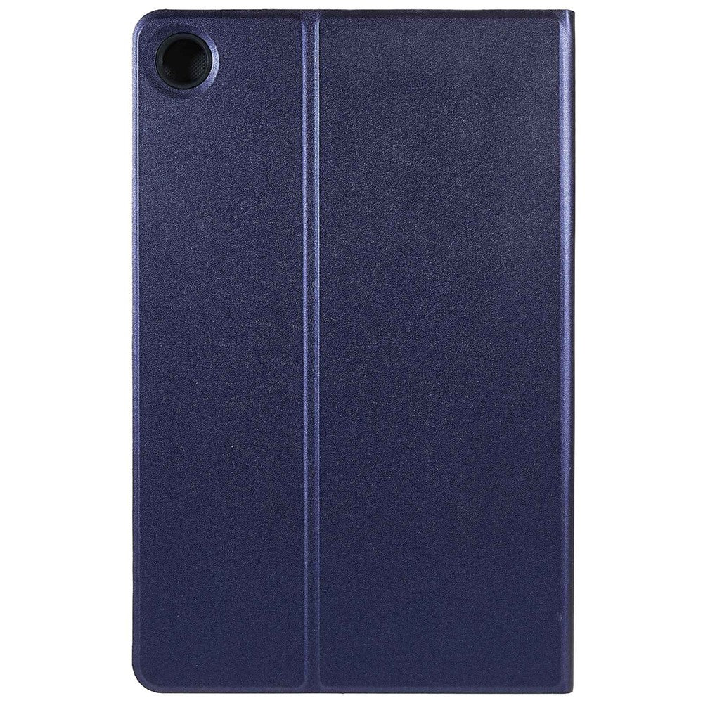 PU Leather Drop-Proof Case for Lenovo Tab M10 Plus (3rd Gen) / Xiaoxin Pad 2022 10.6 inch Tablet Stand Cover - Blue