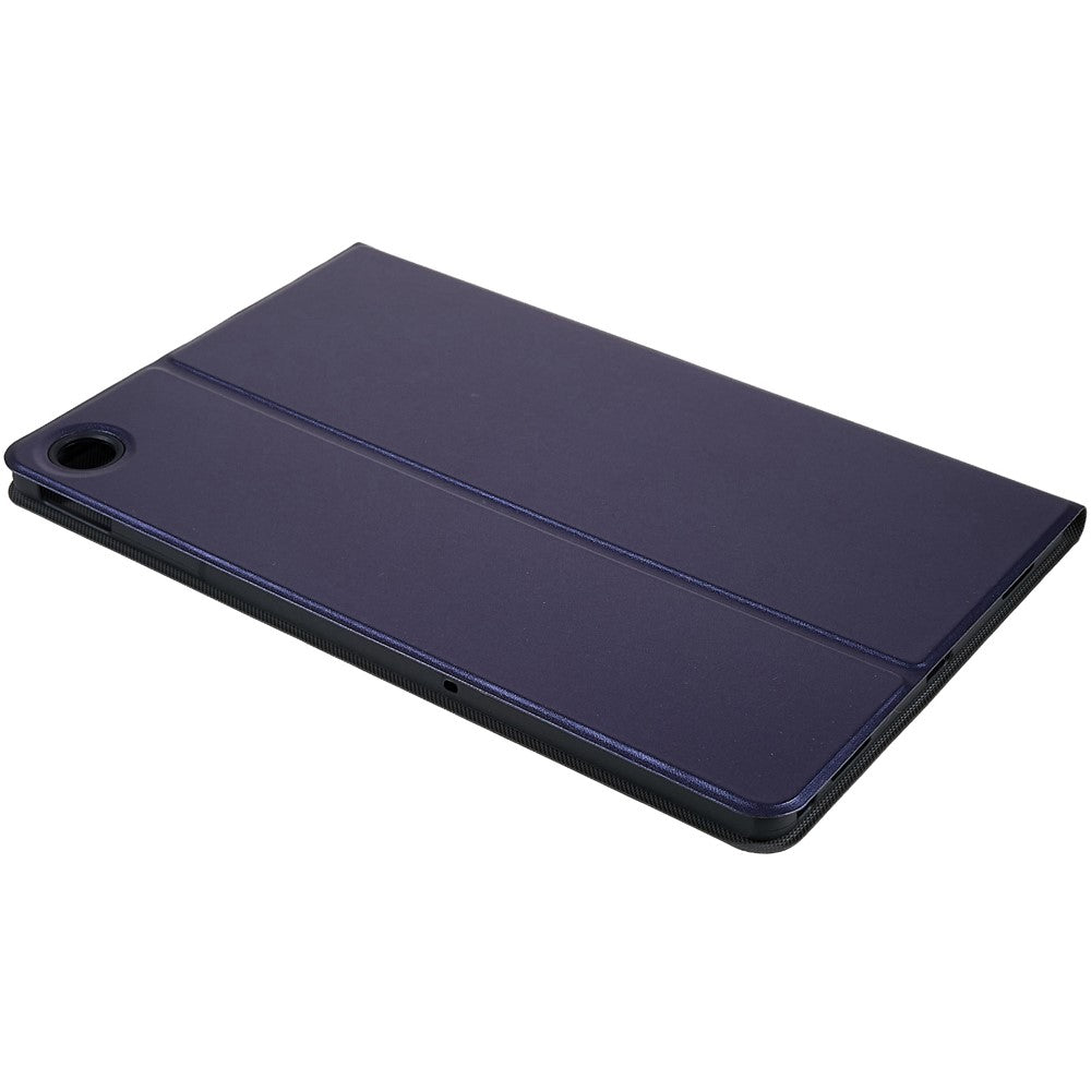 PU Leather Drop-Proof Case for Lenovo Tab M10 Plus (3rd Gen) / Xiaoxin Pad 2022 10.6 inch Tablet Stand Cover - Blue