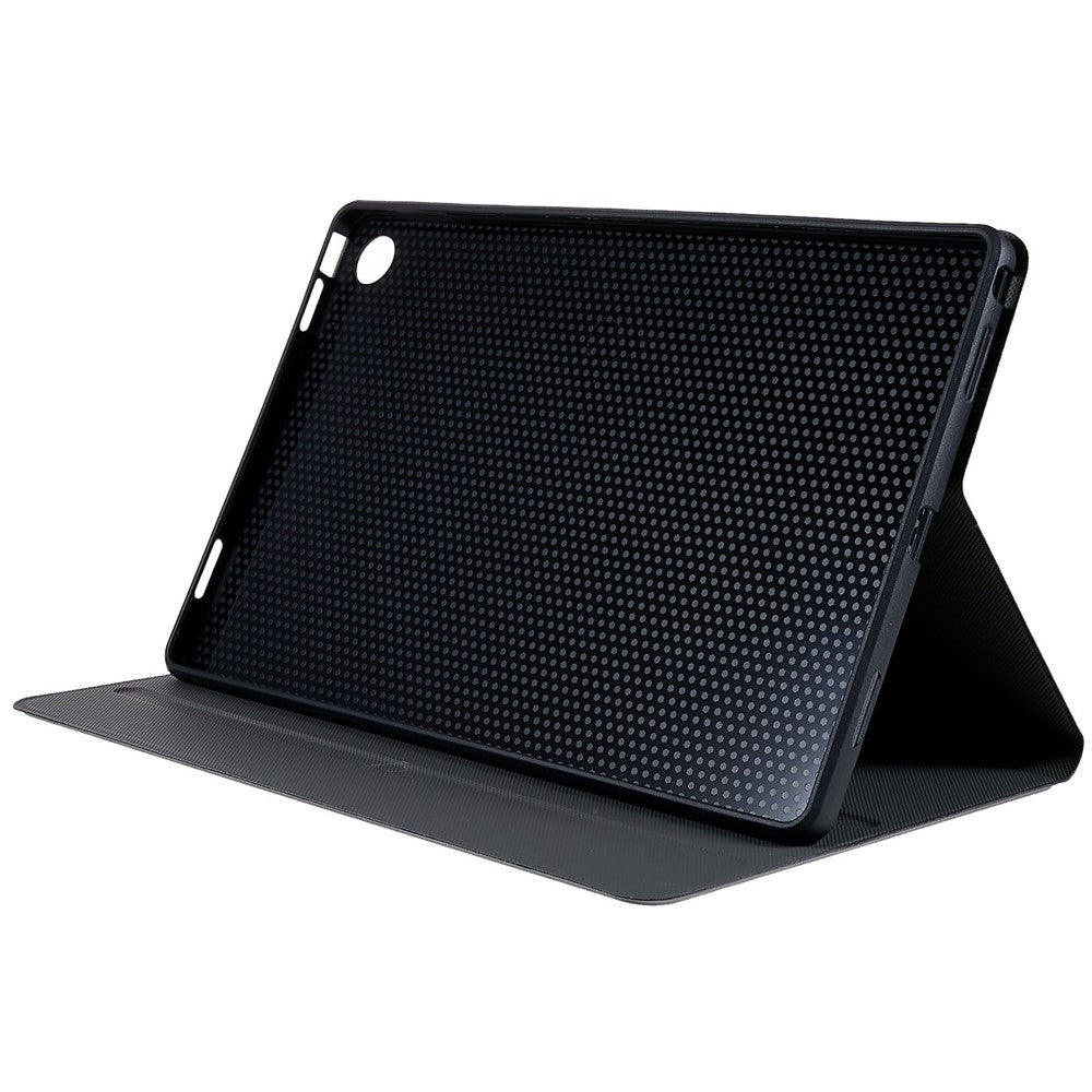 PU Leather Drop-Proof Case for Lenovo Tab M10 Plus (3rd Gen) / Xiaoxin Pad 2022 10.6 inch Tablet Stand Cover - Blue