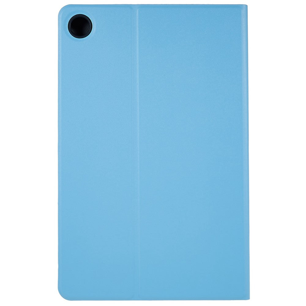PU Leather Drop-Proof Case for Lenovo Tab M10 Plus (3rd Gen) / Xiaoxin Pad 2022 10.6 inch Tablet Stand Cover - Sky Blue
