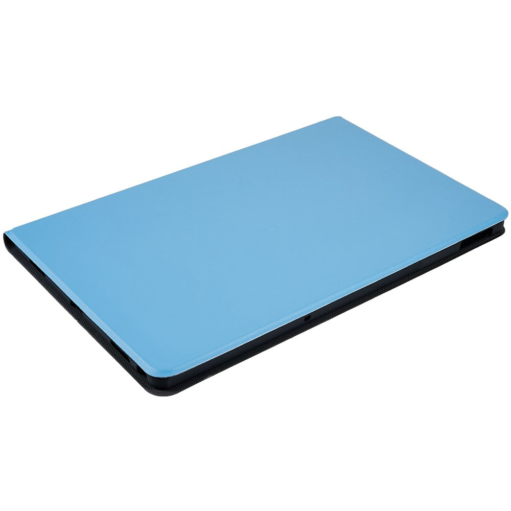 PU Leather Drop-Proof Case for Lenovo Tab M10 Plus (3rd Gen) / Xiaoxin Pad 2022 10.6 inch Tablet Stand Cover - Sky Blue