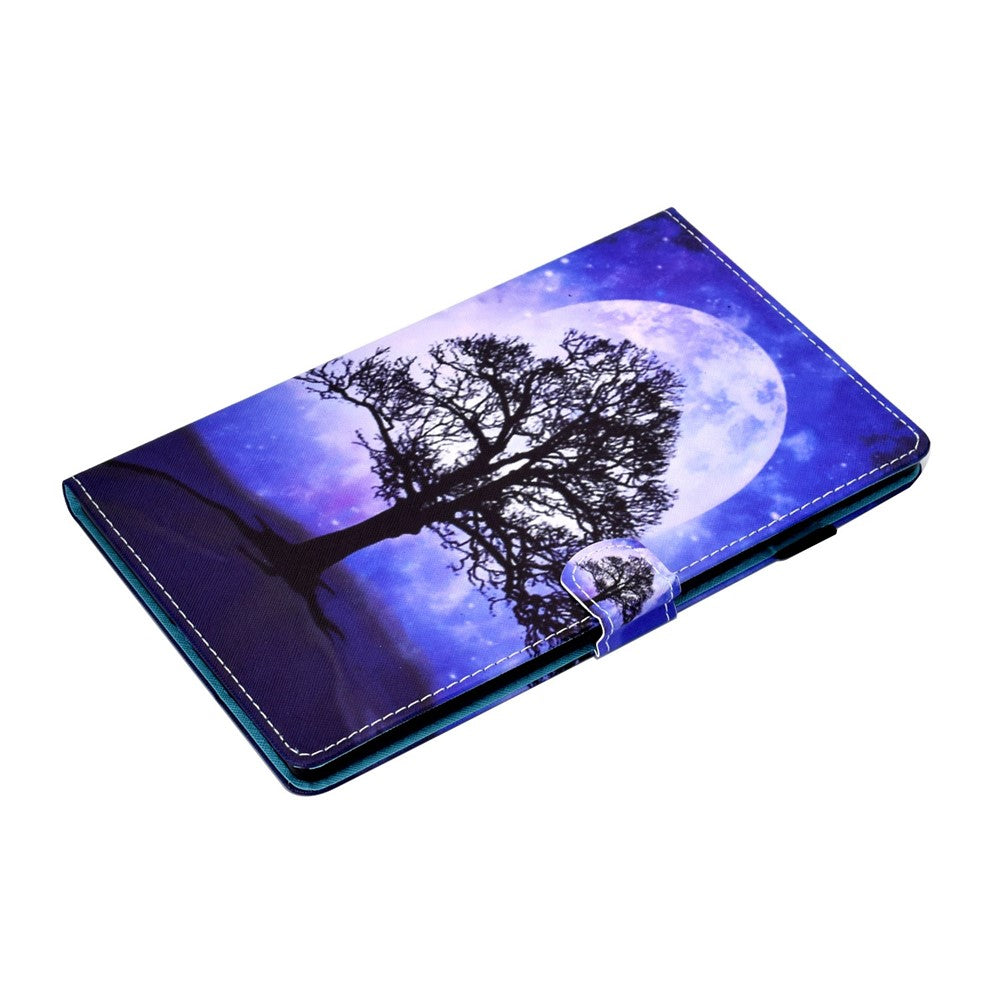 For Lenovo Tab M10 (Gen 3) TB-328FU / TB-328XU A2 Pattern Printing PU Leather Case Adjustable Stand Protection Smart Cover with Card Slots and Pencil Holder - Life Tree