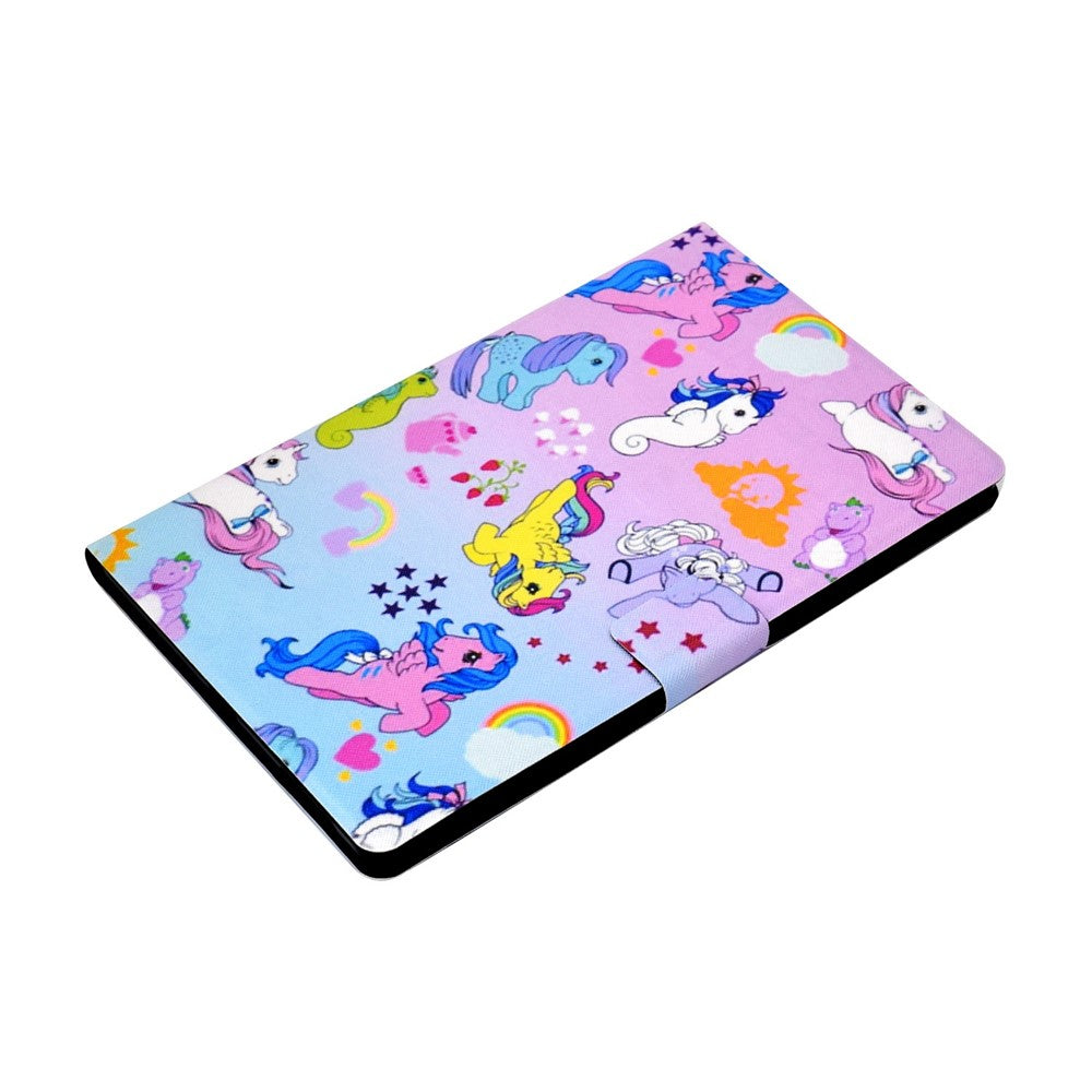 For Lenovo Tab M10 Plus (3rd Gen) / Xiaoxin Pad 2022 10.6 inch PU Leather Case Pattern Printing Card Holder Stand Cover - Hippocampus