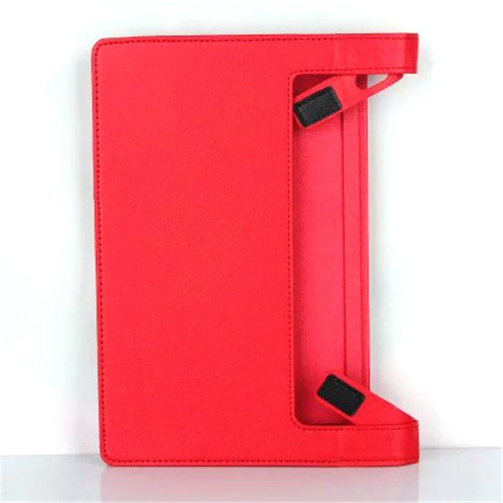 Lychee Texture PU Leather Cover Case for Lenovo Yoga Tab 3 10 (10.1-inch) - Red