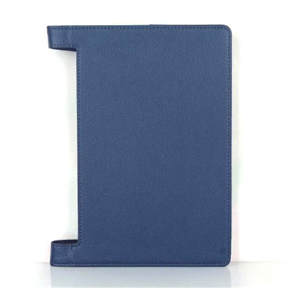 Lychee Texture Foilo Leather Cover Case for Lenovo Yoga Tab 3 10 (10.1-inch) - Blue