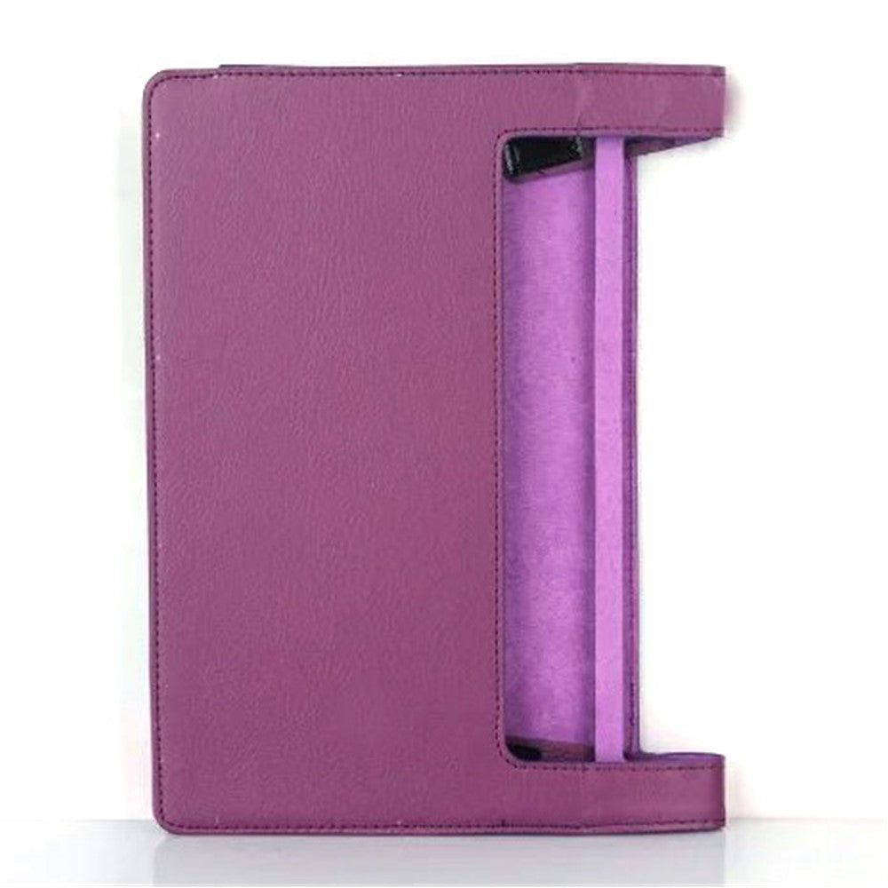 Lychee Texture PU Leather Protector Cover for Lenovo Yoga Tab 3 10 (10.1-inch) - Purple