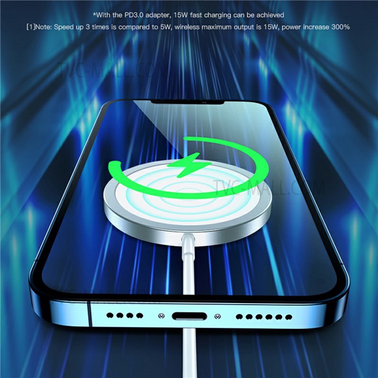 TOTU CACW-048 Glory Series 15W Magnetic Wireless Charging Type-C Fast Charger for iPhone 12 Pro Max