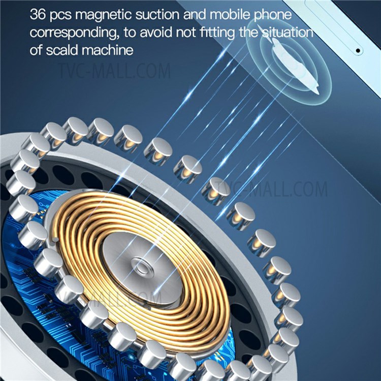 TOTU CACW-048 Glory Series 15W Magnetic Wireless Charging Type-C Fast Charger for iPhone 12 Pro Max