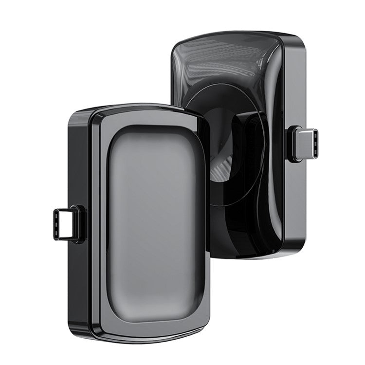 JJT-997 2 in 1 Watch Wireless Charger Type-C Double-sided Wireless Charging Dock for Apple Watch 1-7/SE Series/AirPods 2/3/Pro - Black