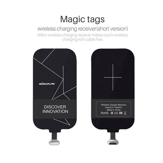 NILLKIN Type-C Wireless Charging Receiver (Short Version) for Samsung Galaxy S8 / LG G6 Etc.