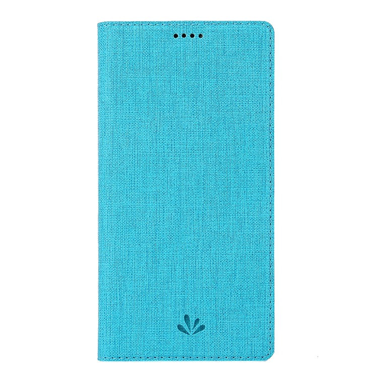 VILI DMX Cross Texture Stand Leather Card Holder Cell Phone Case for Google Pixel 4 - Blue