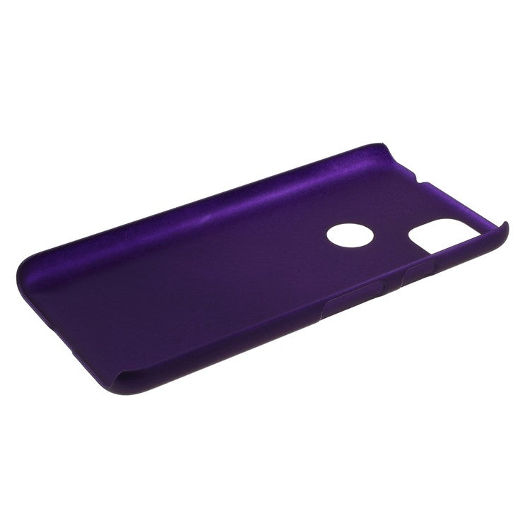 Rubberized Hard PC Case for Google Pixel 4a - Purple