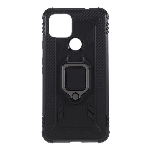 Finger Ring Kickstand TPU Protective Case for Google Pixel 4a 5G/Pixel 5XL - Black