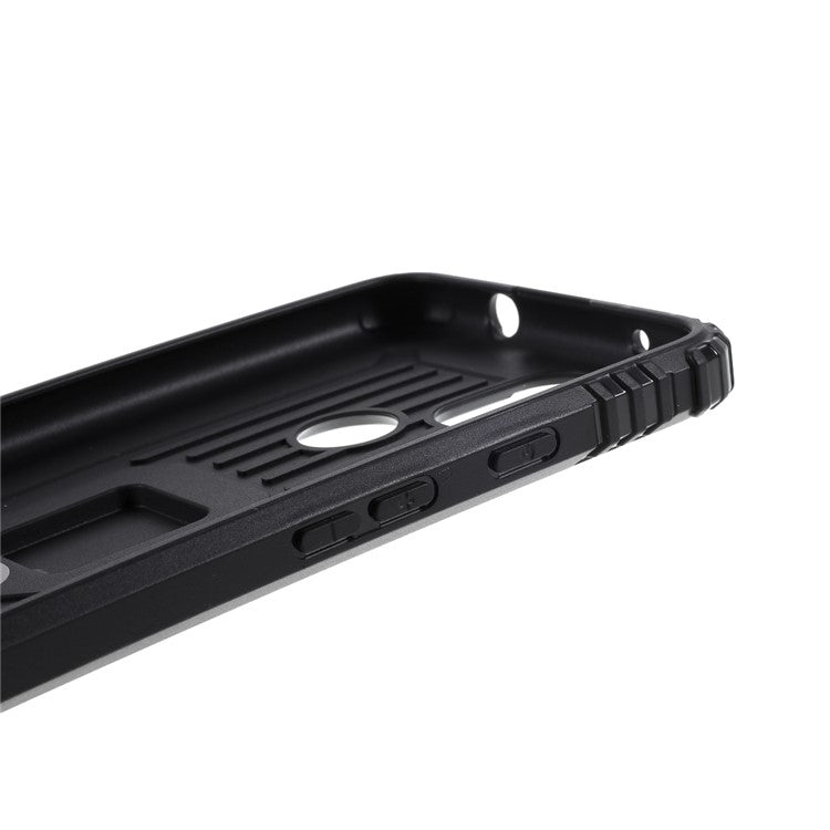 Finger Ring Kickstand TPU Protective Case for Google Pixel 4a 5G/Pixel 5XL - Black