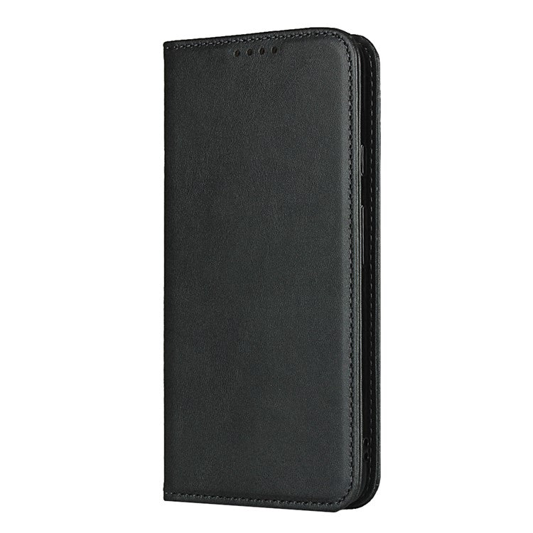 Auto-absorbed Wallet Leather Stand Cover Case for Google Pixel 4a 5G - Black