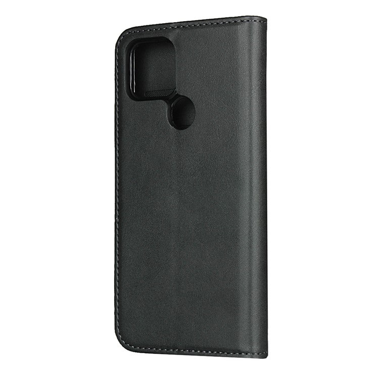 Auto-absorbed Wallet Leather Stand Cover Case for Google Pixel 4a 5G - Black