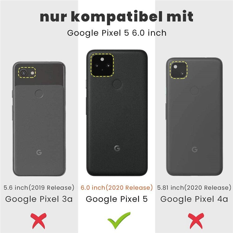 Non-slip Anti-fingerprint Ultra Clear Soft TPU Phone Casing for Google Pixel 5