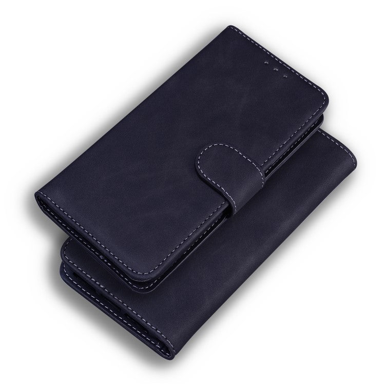 Flip Leather Phone Full Protection Case with Wallet Stand for Google Pixel 5a 5G - Black