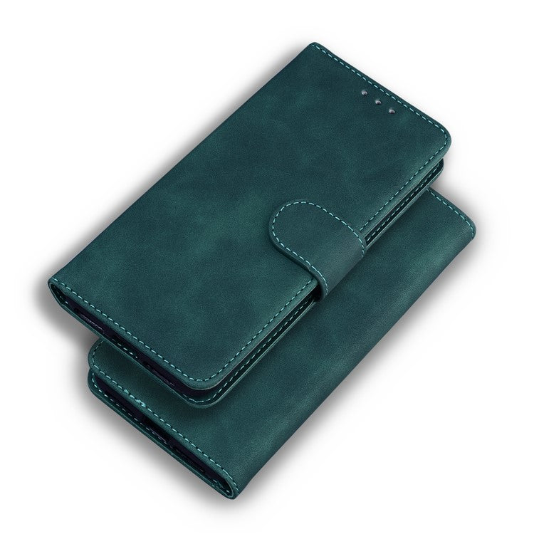 Flip Leather Phone Full Protection Case with Wallet Stand for Google Pixel 5a 5G - Green