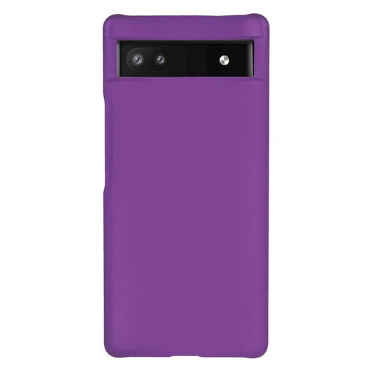 Anti-dust Glossy Surface Rubberized Hard PC Phone Covering Protective Phone Case for Google Pixel 6a - Purple