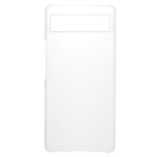 Anti-dust Glossy Surface Rubberized Hard PC Phone Covering Protective Phone Case for Google Pixel 6a - Transparent
