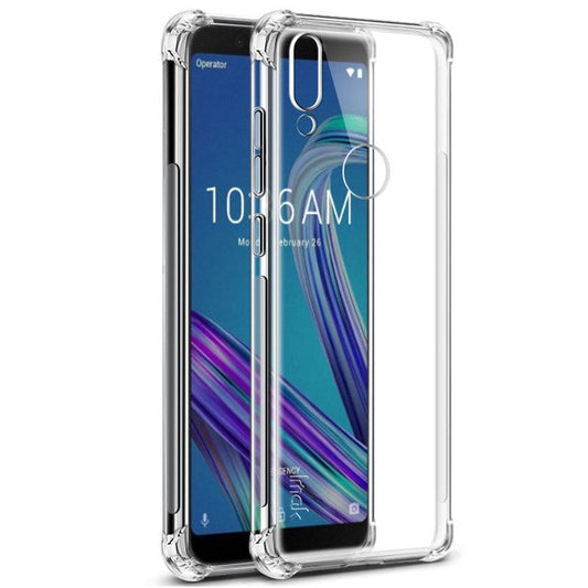 IMAK Skin Feel Airbag Shockproof TPU Casing for Asus Zenfone Max Pro (M1) ZB601KL/Max Pro (ZB602KL) - Transparent