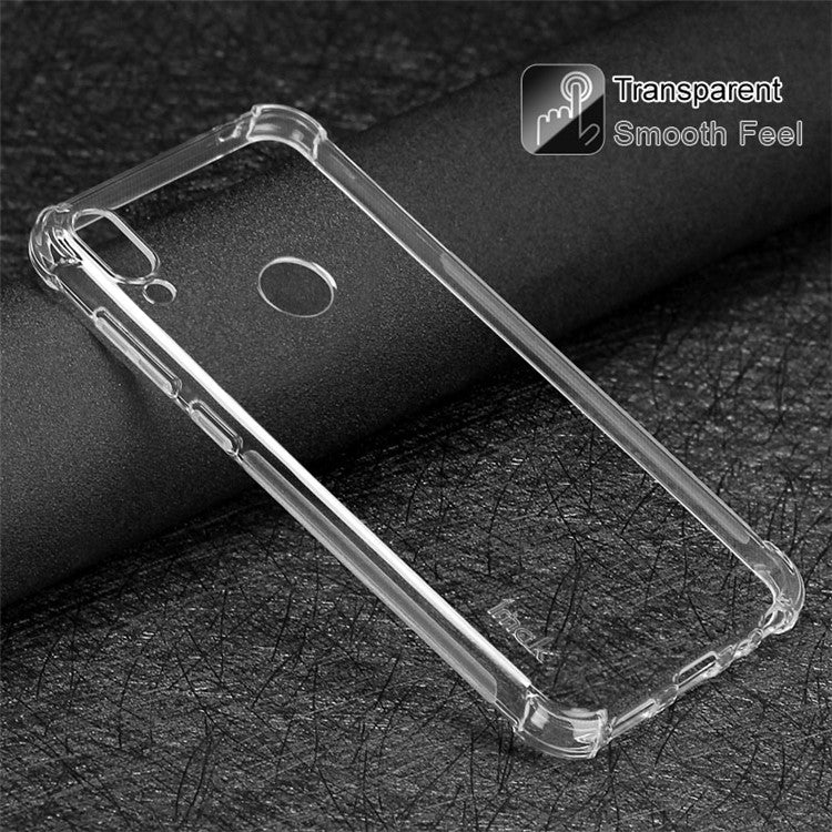 IMAK Skin Feel Airbag Shockproof TPU Casing for Asus Zenfone Max Pro (M1) ZB601KL/Max Pro (ZB602KL) - Transparent