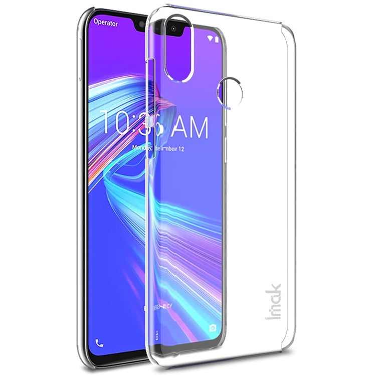 IMAK Crystal Case II Anti-scratch Clear PC Phone Cover + Screen Protector for Asus Zenfone Max (M2) ZB633KL