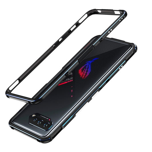 Metal Frame Protective Phone Cover for Asus ROG Phone 5 - Black/Blue