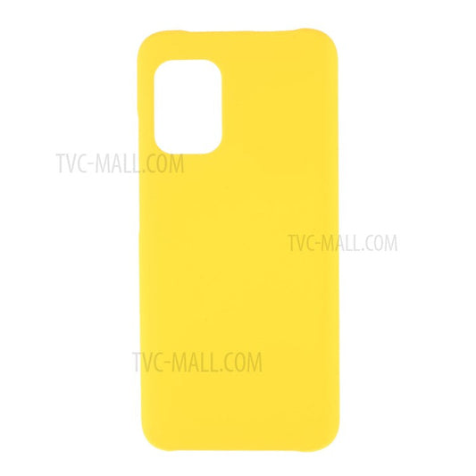 Rubberized Smooth Surface Plastic Hard Cover for Asus Zenfone 8 Mini PC Back Case - Yellow