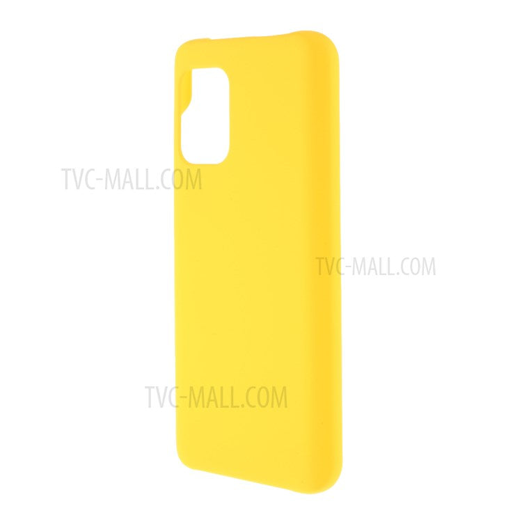 Rubberized Smooth Surface Plastic Hard Cover for Asus Zenfone 8 Mini PC Back Case - Yellow