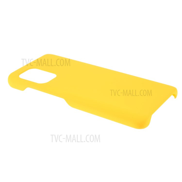 Rubberized Smooth Surface Plastic Hard Cover for Asus Zenfone 8 Mini PC Back Case - Yellow