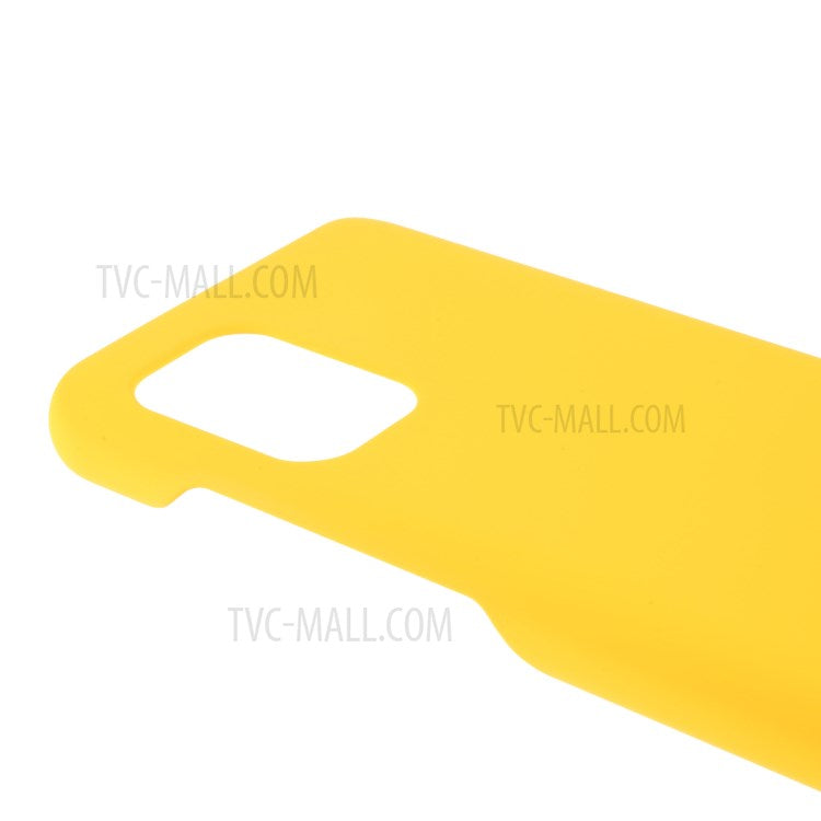 Rubberized Smooth Surface Plastic Hard Cover for Asus Zenfone 8 Mini PC Back Case - Yellow
