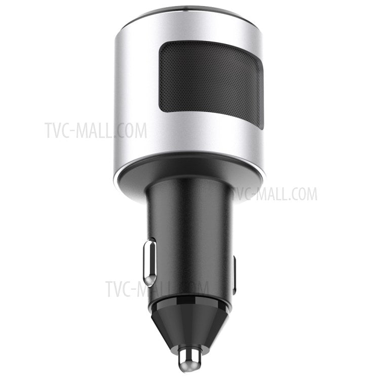 SC01 USB Car Charger 18W QC3.0 65W PD Type C Dual Ports Car Fast Charger Adapter - Silver