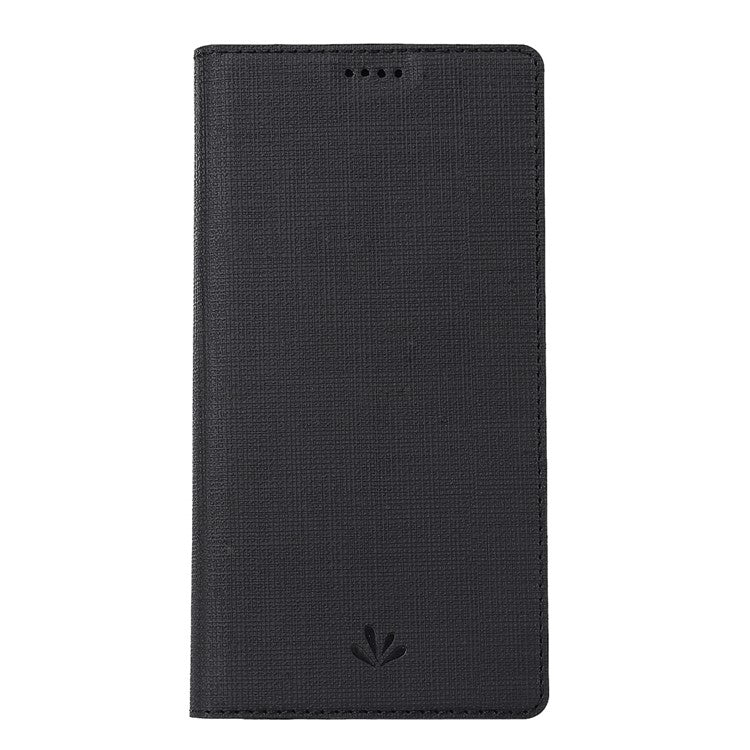 VILI DMX Cross Texture Stand Leather Case with Card Slot for Huawei Honor 9X (Global Version)/9X Premium - Black