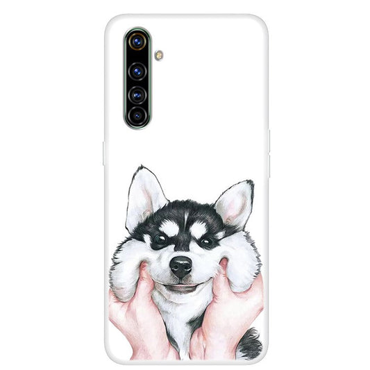 Pattern Printing Soft TPU Phone Case for Realme 6 - Dog
