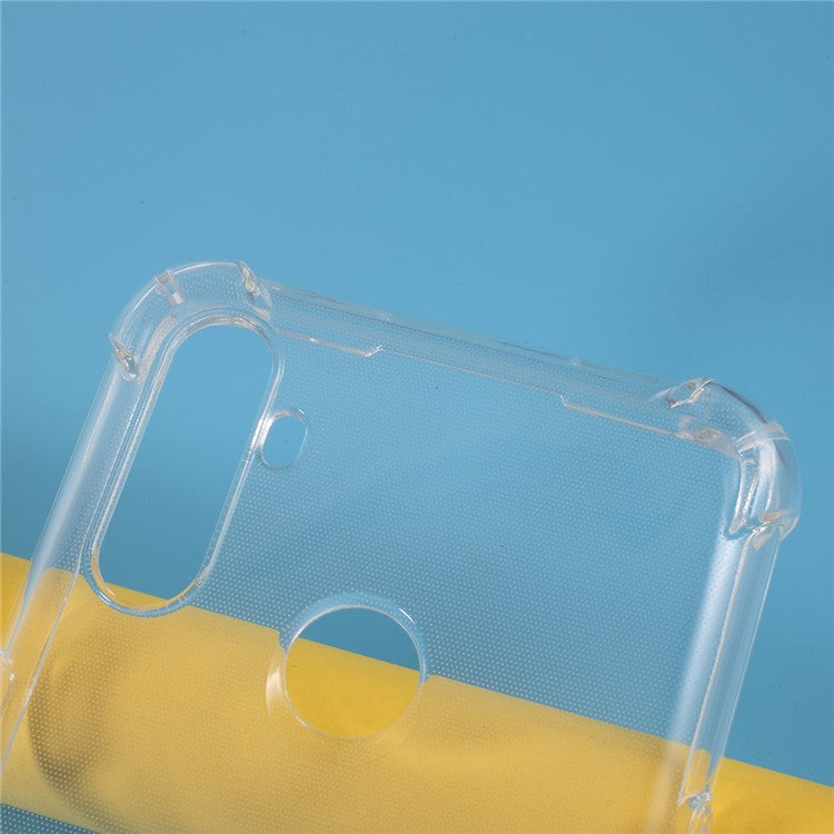 Drop Resistant Clear TPU Shell Case for Realme C3 (3 cameras)