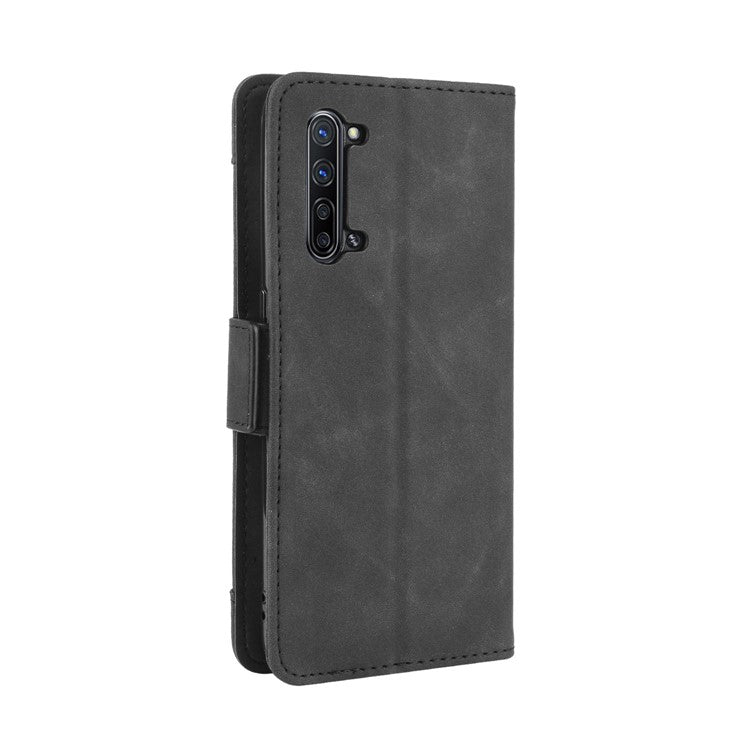 Wallet Leather Phone Case with Multiple Card Slots for Oppo Find X2 Lite/Reno3 5G - Black