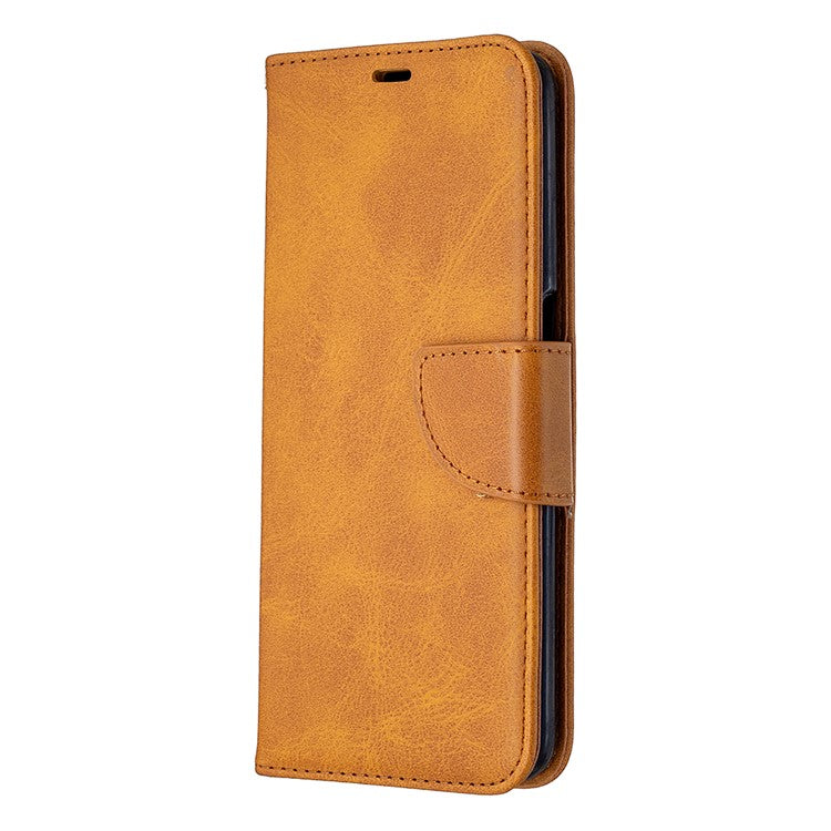 Leather Stand Case with Card Slots for OPPO A72/A52/A92 - Brown
