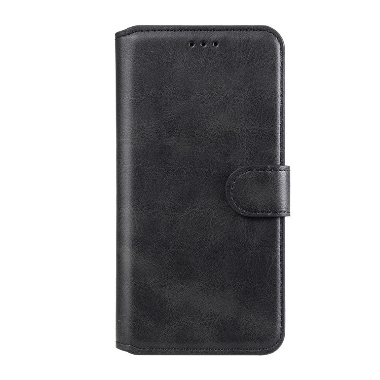 Wallet Stand Flip Leather Phone Case for Oppo Reno5 Pro+ 5G / Find X3 Neo - Black