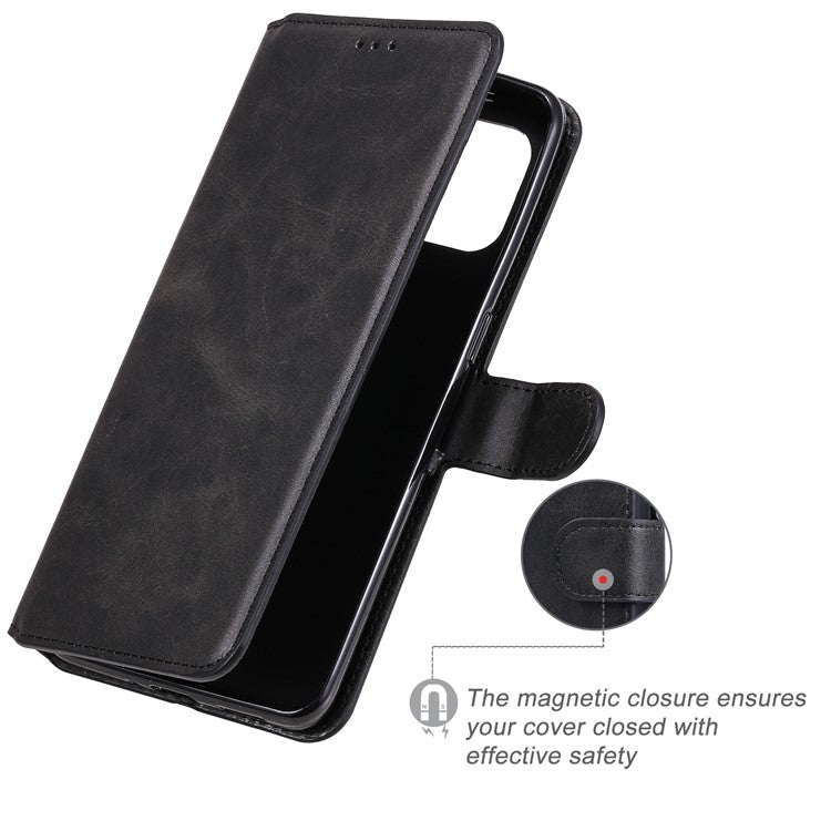 Wallet Stand Flip Leather Phone Case for Oppo Find X3 Pro / Oppo Find X3 - Black
