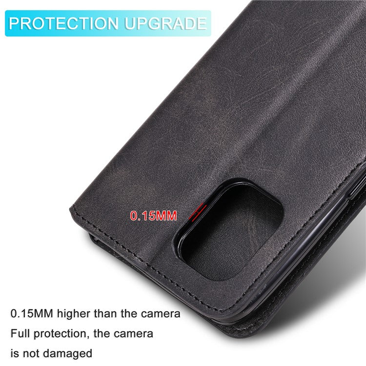 Wallet Stand Flip Leather Phone Case for Oppo Find X3 Pro / Oppo Find X3 - Black