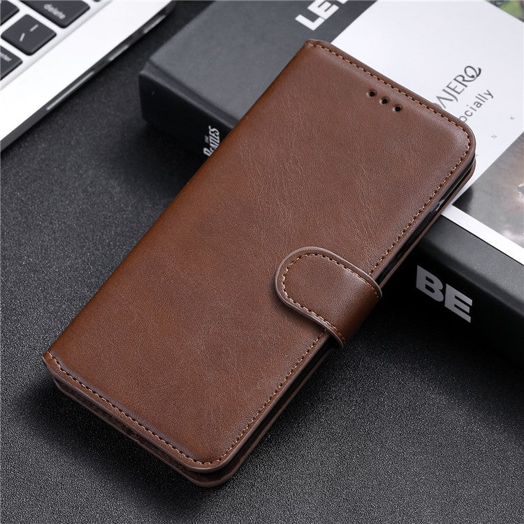 Wallet Stand Flip Leather Phone Case for Oppo Find X3 Pro / Oppo Find X3 - Brown