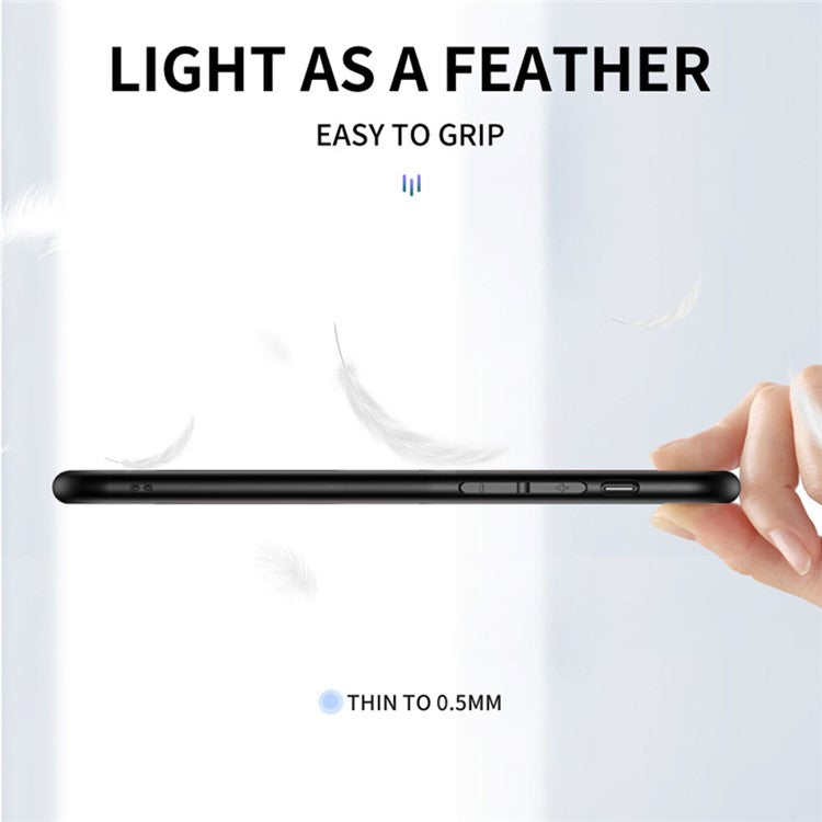 Color Gradient Design Anti-Scratch Tempered Glass Well-Protected Cell Phone Back Case for vivo V21 5G - Purple/Green